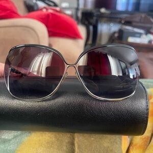 Chrome Hearts Black and Silver Sunglasses